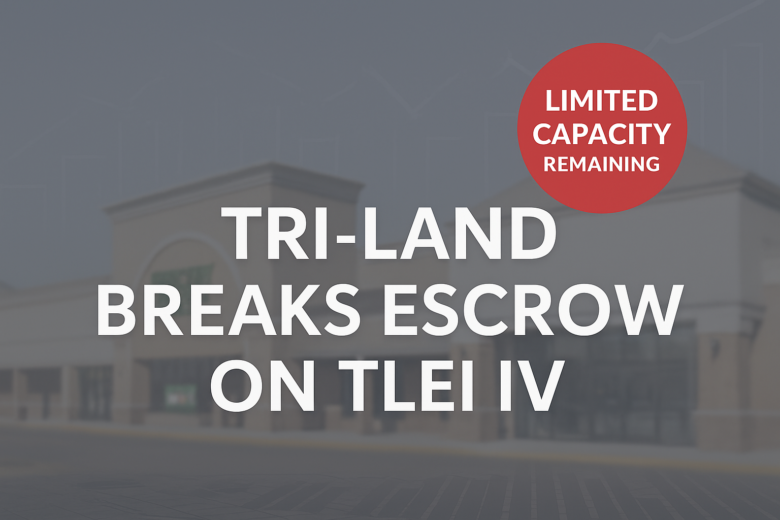 TLEI IV escrow break investment opportunity – grocery-anchored fund milestone